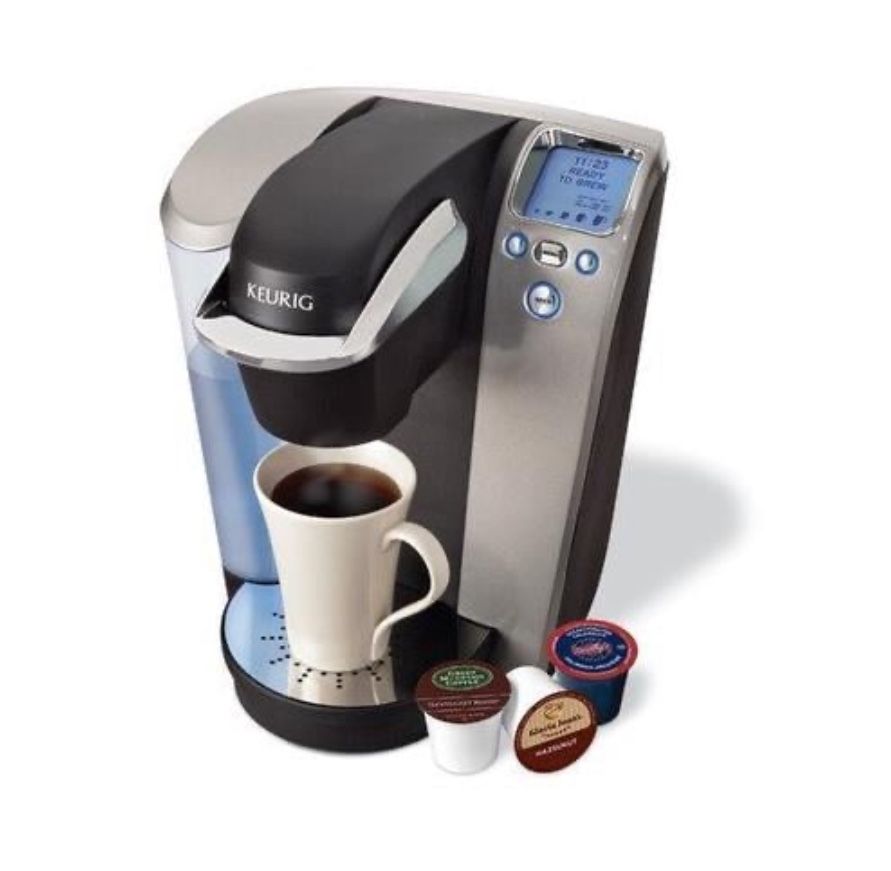 Keurig K75 Platinum Single-Cup Home-Brewing System with Water Filter Kit, One Size, Silver/Platinum