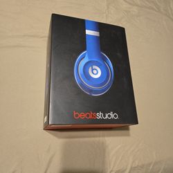 Beats Studio Headphones, Blue, Corded
