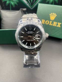 Datejust Designer Watch  Black Dial *Box Included*