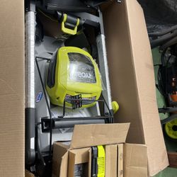 RYOBI 40V HP Brushless 21 in. Cordless Battery Walk Behind Self-Propelled Lawn Mower with (2) 6.0 Ah Batteries and Charger