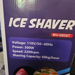 MASTER ICE SHAVER 
