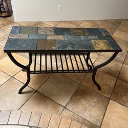 Metal And Tile Table Set 4 Pc