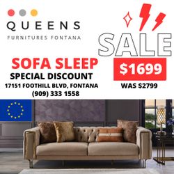 Luxurious Sofa Sleeper High End Quality Made In Europe 