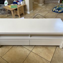 West Elm White Media Console