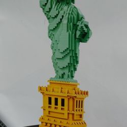 Statue Of Liberty Complete Lego Set Up