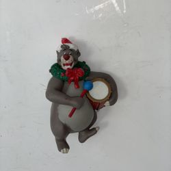 Disney Christmas Ornament The Jungle Book Baloo Singing With Drum
