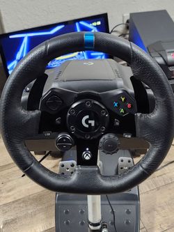 Logitech G923 Racing Wheel + Pedals + Shifter And Stand for Xbox Series X|S, Xbox One and PC