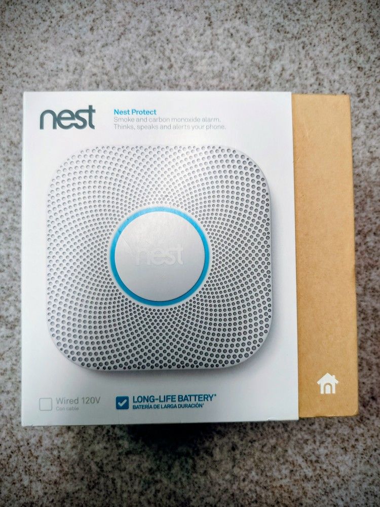 Google Nest Protect Smoke & Carbon Monoxide Alarm S3000BWES (Battery) – New