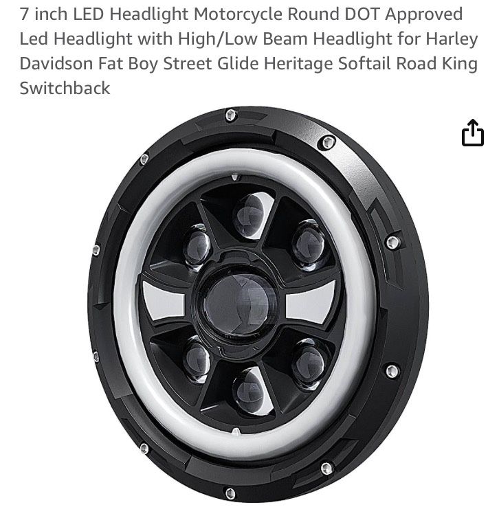 7” LED Motorcycle Headlight