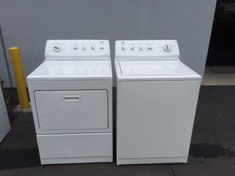 Kenmore top load washer and gas dryer combo