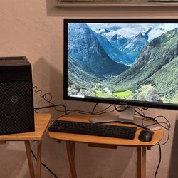 Dell Precision 3630 Desktop Computer i3 3.6GHz, 16gb RAM, SSD, Windows 10 + WQXGA 2560x1600 Monitor