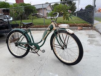 1948 24 inch Schwinn skip tooth   Vintage prewar classic patina old school Jc Higgins Elgin western Flyer