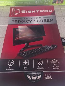 24 Inch 16:9 Computer Privacy Screen Filter for Monitor - Privacy Shield and Anti-Glare Protecto