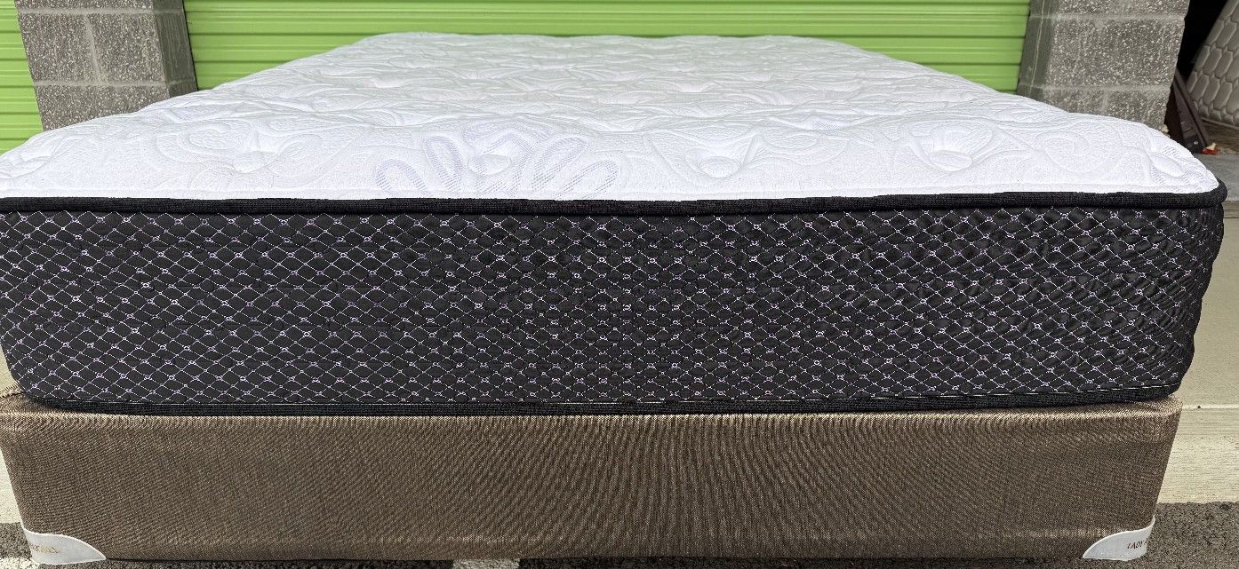 Queen Size Mattress Set Box Spring & Bed Frame Optional