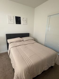 Bed Frame and Full size Mattress for sale!