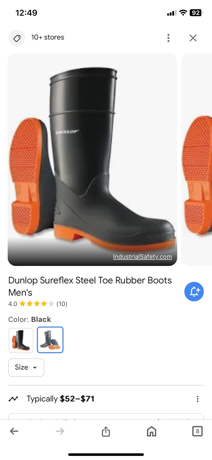 Steel Toe Rubber Boots - NEW!!