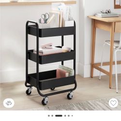 3 Tier Black Cart 