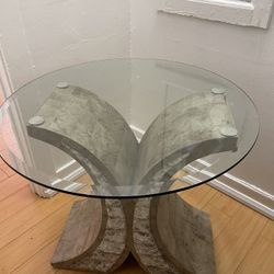 Stone side table 
