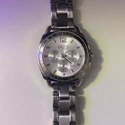 Coach stainless steel watch on sale!