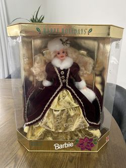Vintage Happy Holidays Barbie Doll 1996 Special Edition Mattel New in Box 15646