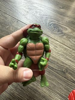 vintage 1992 Playmates Toys Teenage Mutant Ninja Turtles Raphael action figure
