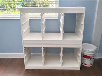 Ikea toy storage for kids buckets not included