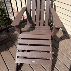 Trex Adirondack Chair With Foot Rest