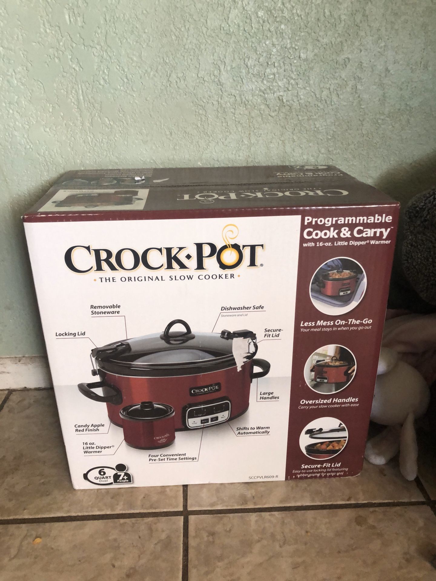 Crock-Pot 6-Quart Cook and Carry Slow Cooker