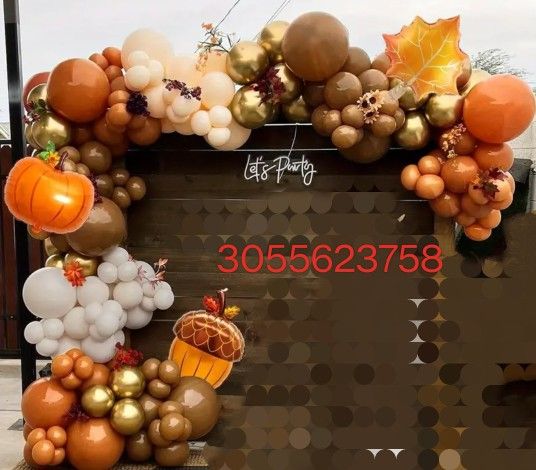 Decoración Globos Inspiración Otoño