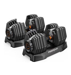 FEIERDUN DB1 Quick Adjustable Dumbbell Set 105lb/52.5lb