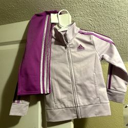 4t Brand New Girls Adidas Outfit 