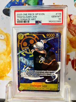 PSA 10 One Piece Trafalgar Law OP10-119 Alternate Art