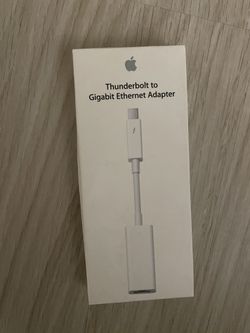 Thunderbolt to Gigabit Ethernet Adapter