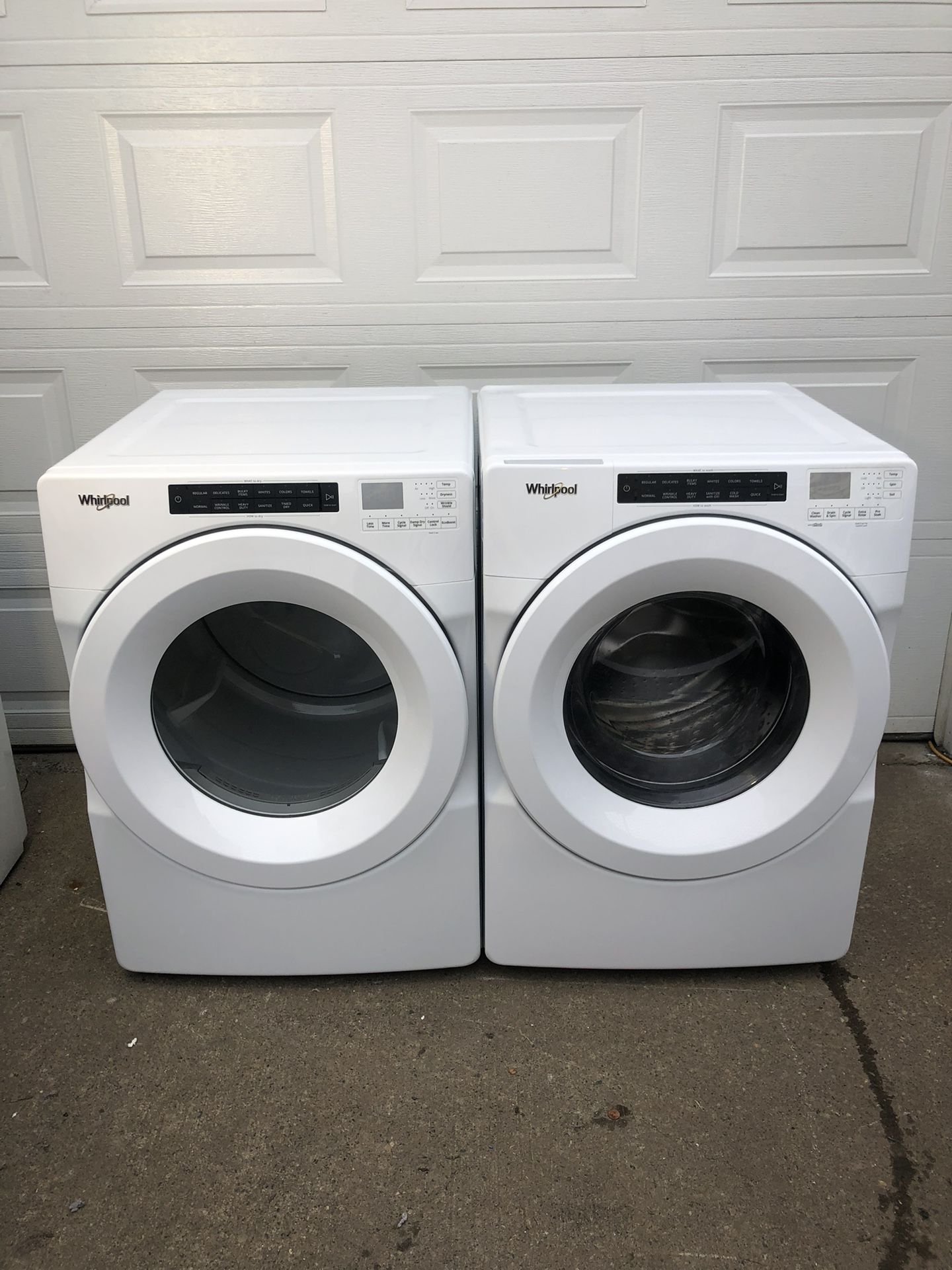 Whirlpool XL Washer & Dryer 