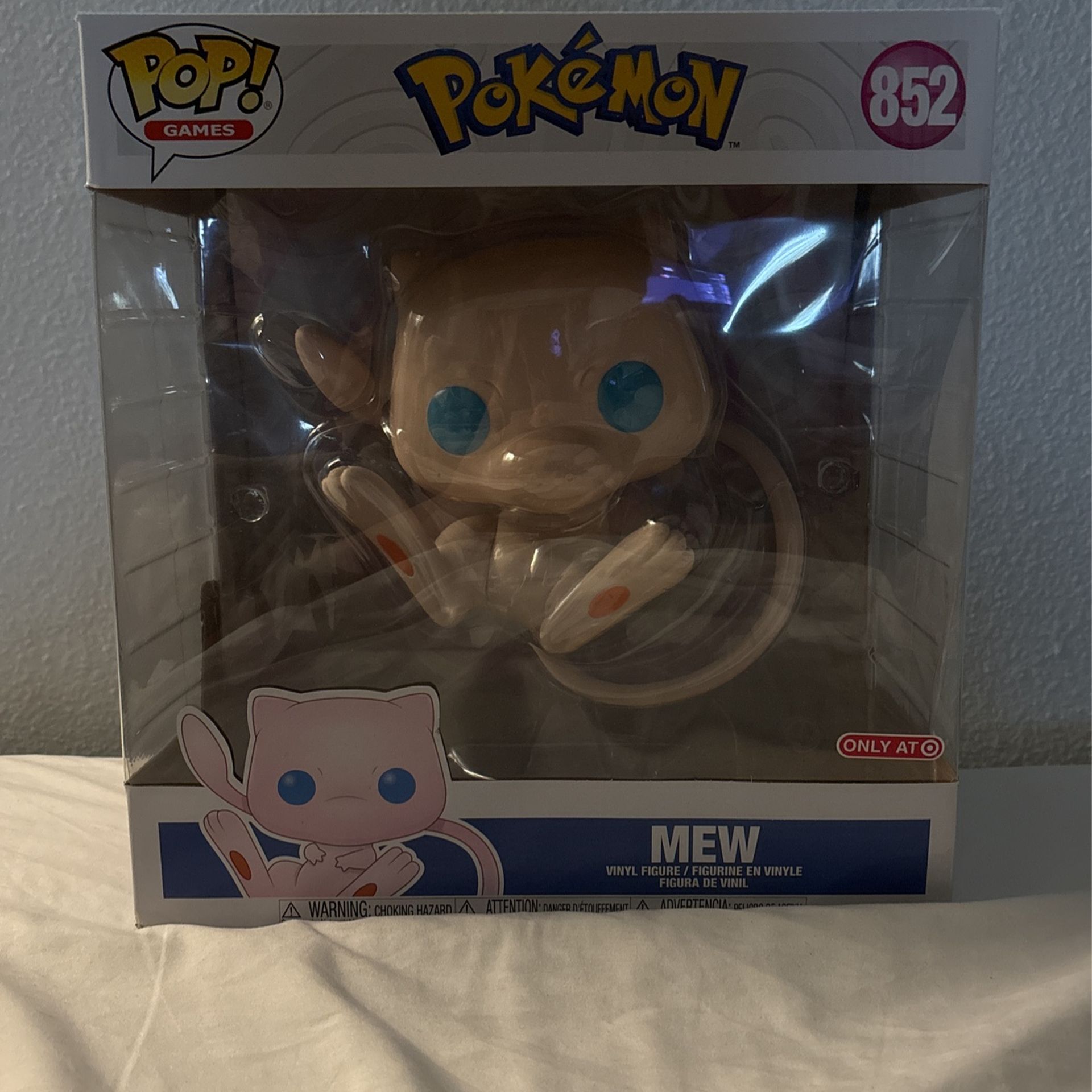 POKEMON MEW FUNKO POP JUMBO NEW IN BOX 852