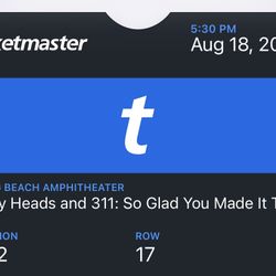 2 Tickets For Dirty Heads/311