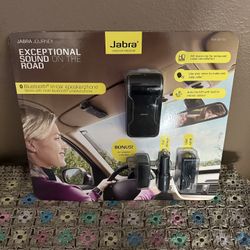  Jabra Bluetooth in -car  speakerphone, works with most bluetooth $25 