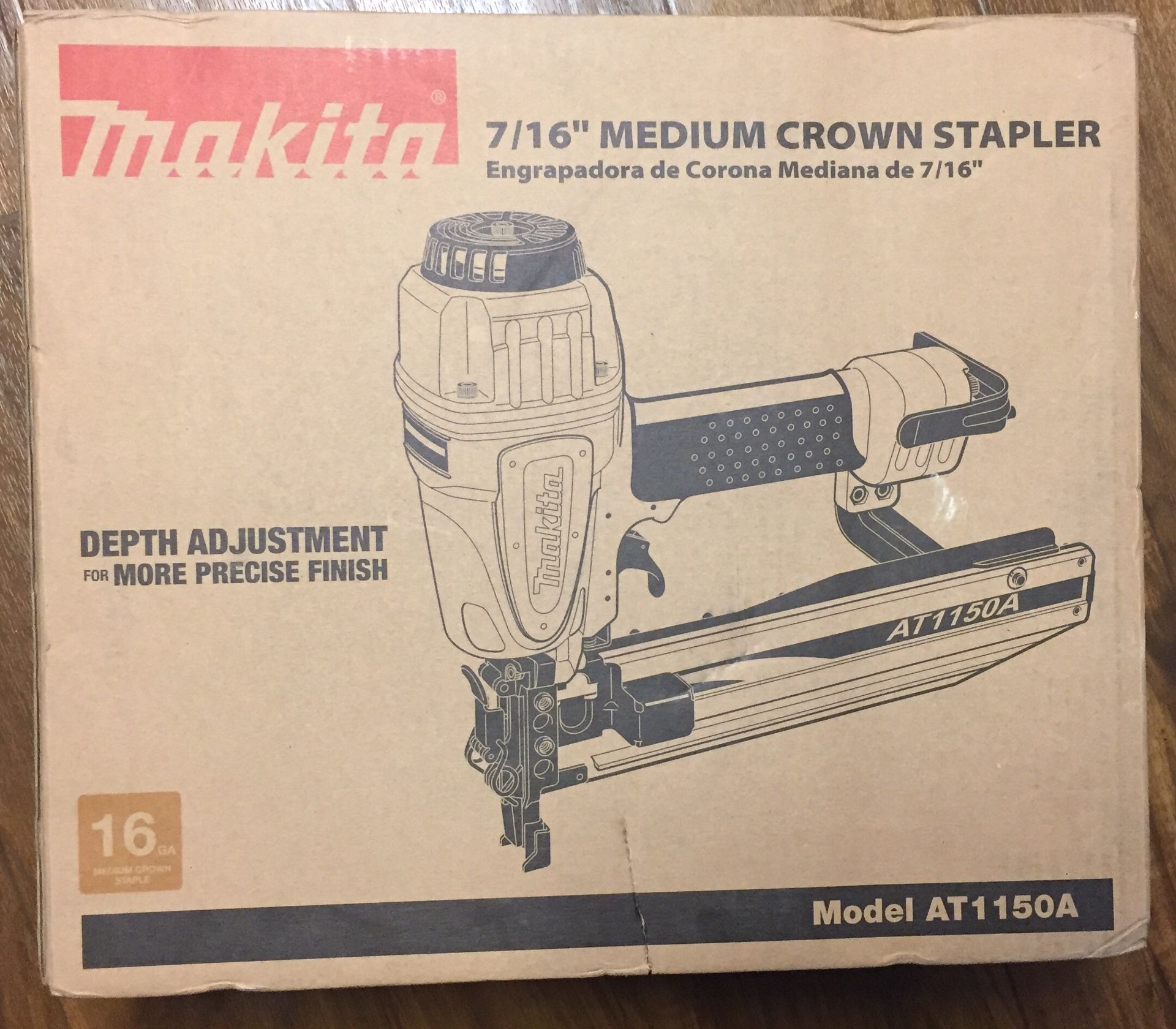 Makita 7/16” medium crown stapler