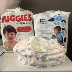 Diapers Size 6