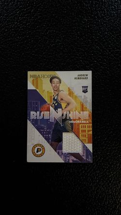 Andrew Nembhard NBA Hoops Rise N Shine Rookie Memorabilia Card