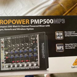 PA System with Powered Mixer, Monitors and Stands