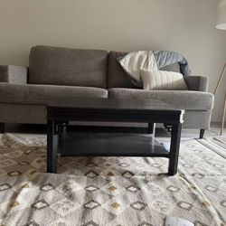 Grey living spaces couch 