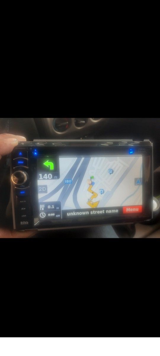 STEREO BOSS CD DVD AUX USB BLUETOOTH NAVEGACIÓN NAVIGATOR GOOD CONDICIÓN ABLO ESPAÑOL 