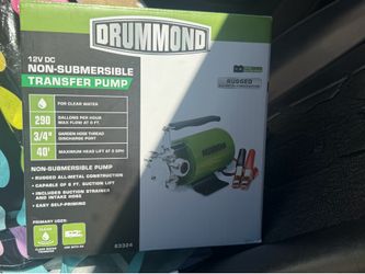 12v non submersible  transfer pumo