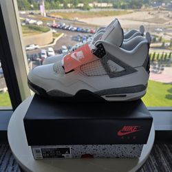 Deadstock Jordan Retro 4 White Cement 4 Sz 10.5