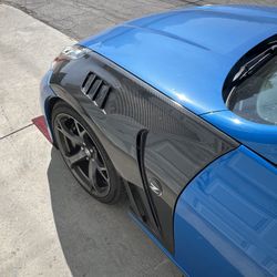 Nissan 370z Carbon Fiber Fenders  Nismo Z34 09+ Fly1 Motorsports Seibon Alliance Carbon