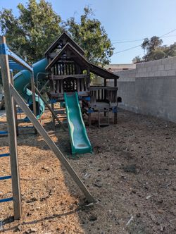 Free Swing And Slide Set