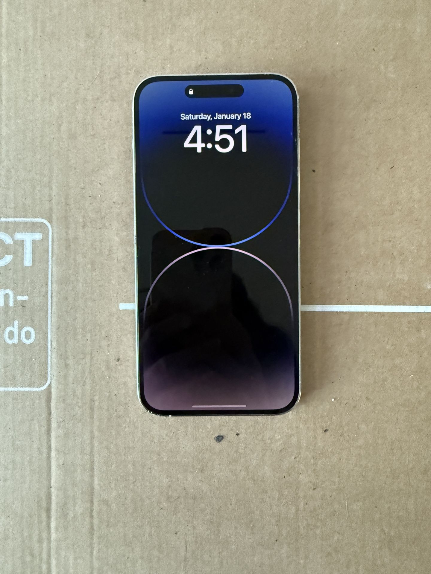Unlocked iPhone 14 Pro Max 1 Tb Slightly Cracked 