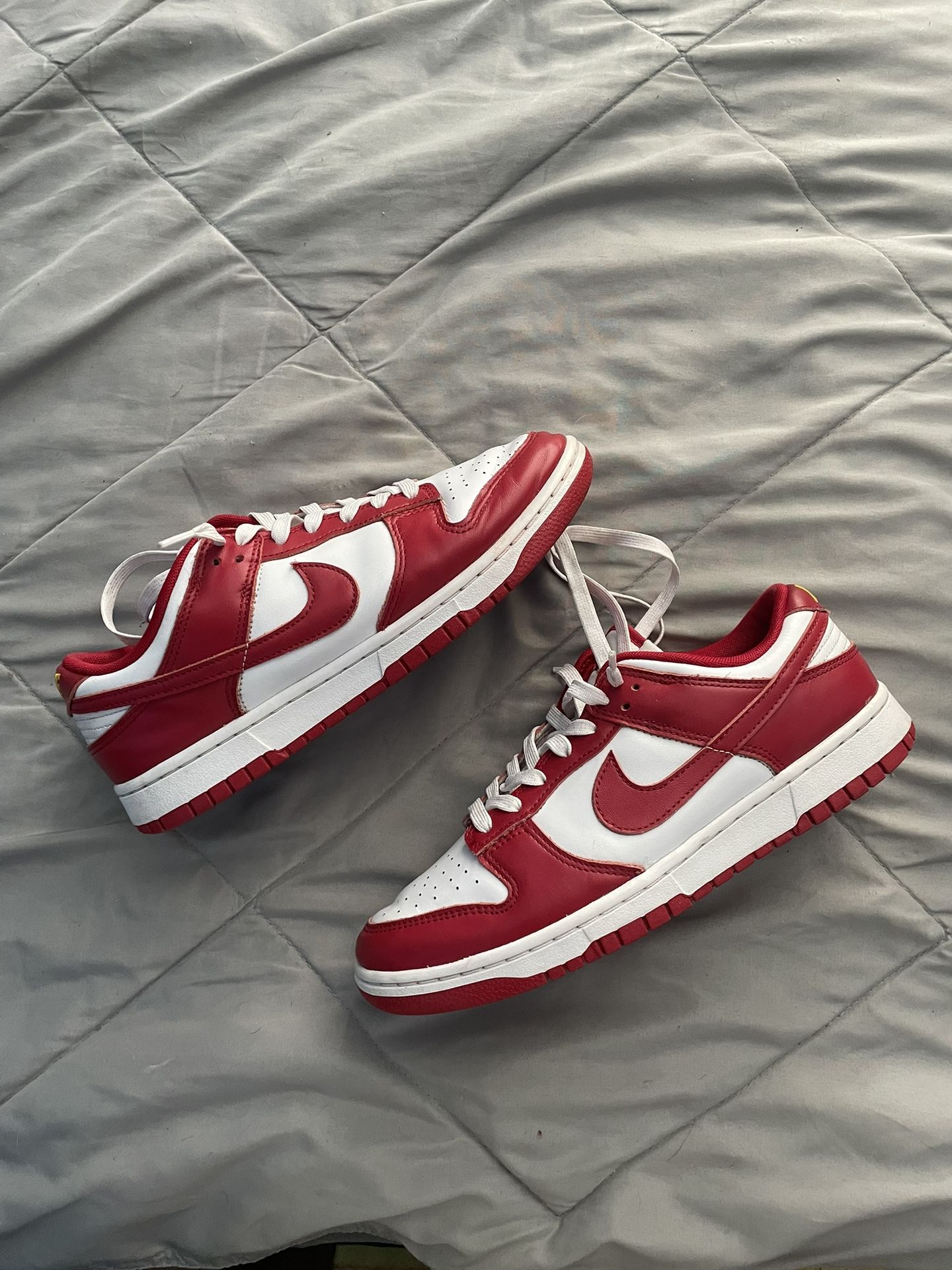 Red Nike Dunks Size 9.5