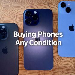 iPhone 14 - Good Condition BUYING IPHONES ANY CONDITION USED/BROKEN/NEW